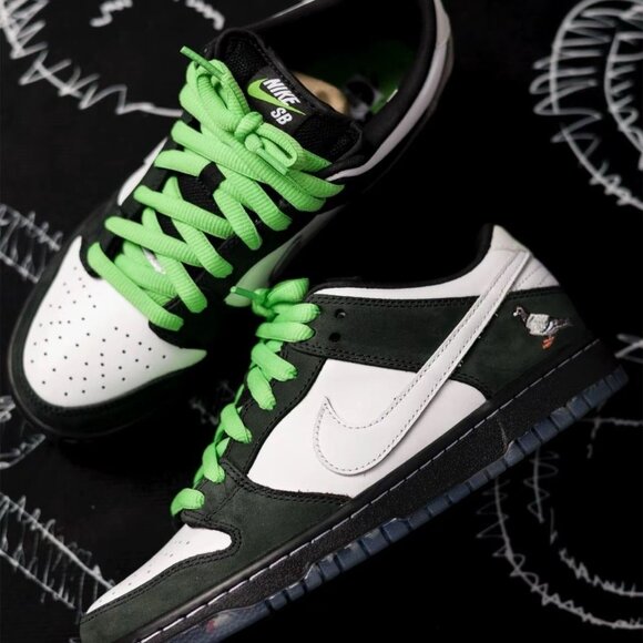 staple x Nike Dunk SB Pro OG QS Black Pigeon joint sneakers black andwhite us8.5 - Picture 5 of 9